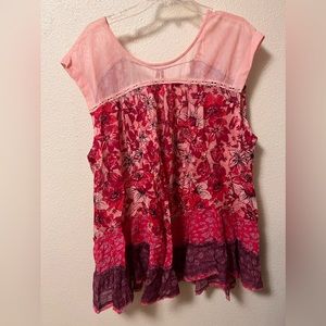 Free People Cotton Tunic Shirt Dress